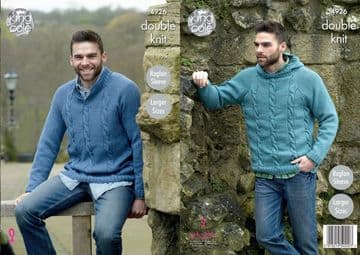 King Cole DK Knitting Pattern - 4926 Men's Sweaters
