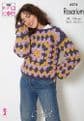 King Cole Mega Chunky Crochet Pattern - 6274 Ladies Sweater & Tank Top