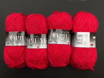 King Cole Opium 100g - 4 Ball Pack Offer - 199 Lipstick