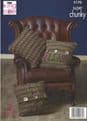 King Cole Orbit Super Chunky - 5170 Blanket & Cushion Knitting Pattern