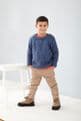 King Cole Super Chunky Knitting Pattern - 6358 Children's Sweater & Cardigan (2 Designs)