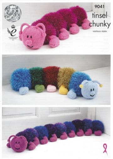 King Cole Tinsel Chunky - 9041 Tinsel Centipedes