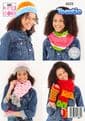 King Cole Toastie Knitting Pattern - 6232 Hats, Scarves & Hand Warmers