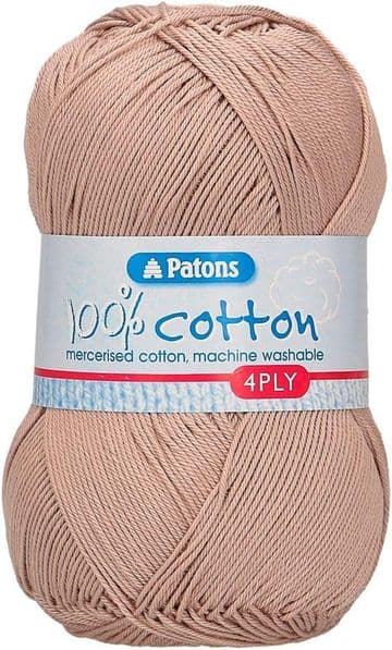 Patons 100% Cotton 4 Ply 100g - 1714 Raffia