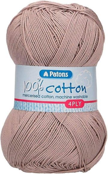 Patons 100% Cotton 4 ply 100g - 1748 Taupe