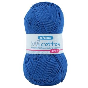 Patons 100% Cotton 4 Ply 100g - 1751 Royal