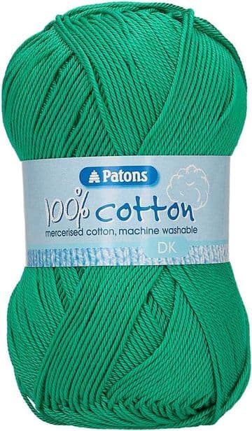 Patons 100% Cotton DK 100g - 2727 Green