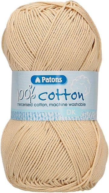 Patons 100% Cotton DK 100g - 2746 Almond