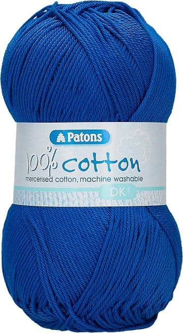 Patons 100% Cotton DK 100g - 2751 Royal