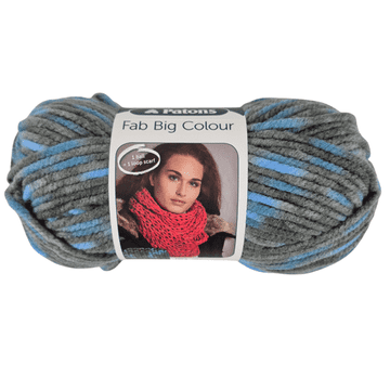 Patons Fab Big Colour Super Chunky 200g - 0089 Mermaid Mix