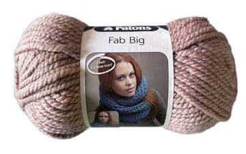 Patons Fab Big Super Chunky 200g - 0134 Blush Heather