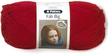 Patons Fab Big Super Chunky 200g - 2348 Poppy