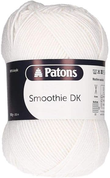 Patons Smoothie DK 100g - 1020 White