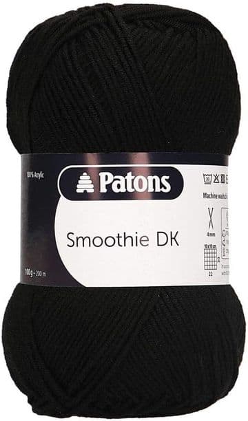 Patons Smoothie DK 100g - 1033 Black