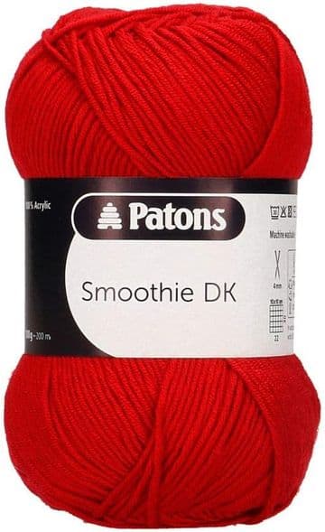 Patons Smoothie DK 100g - 1035 Red