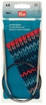 Prym Fixed Circular Knitting Needles (Aluminium) 80cm Long