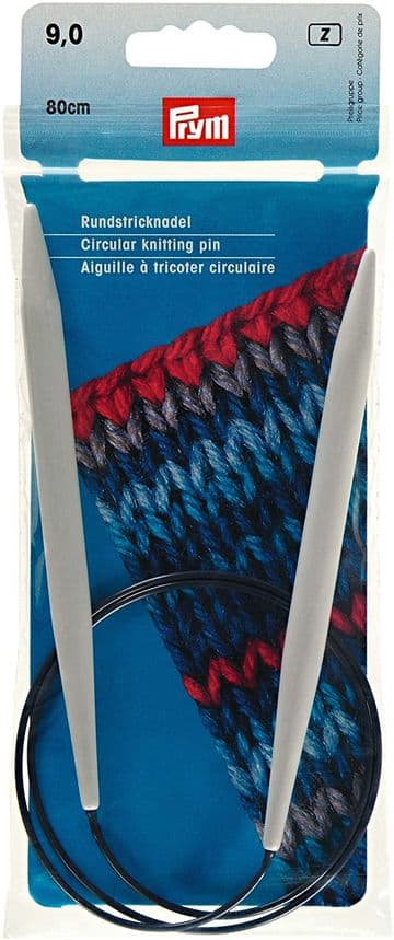 Prym Fixed Circular Knitting Needles (Plastic) 80cm Long