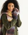 Sirdar Aran Knitting Pattern - 10294 Scarf, Hat & Mittens
