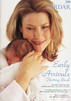 Sirdar Book 280 - Early Arrivals Knitting Book - Sirdar Snuggly Baby DK & 4ply