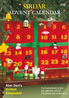 Sirdar Book 298 - Advent Calender - Hayfield Bonus Chunky and Double Knit, Sirdar Snowflake DK