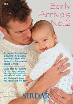 Sirdar Book 301 - Early Arrivals No. 2 - Sirdar Snuggly Baby Double Knit and 4ply