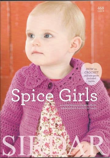 Sirdar Book 468 - Spice Girls - Sirdar Snuggly 4ply 50g
