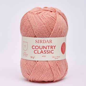 Sirdar Country Classic 4 ply 50g - 956 Coral
