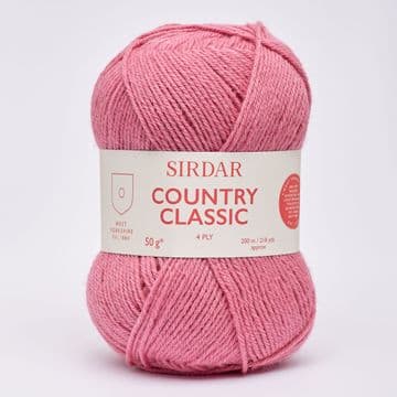 Sirdar Country Classic 4 ply 50g - 957 Pink