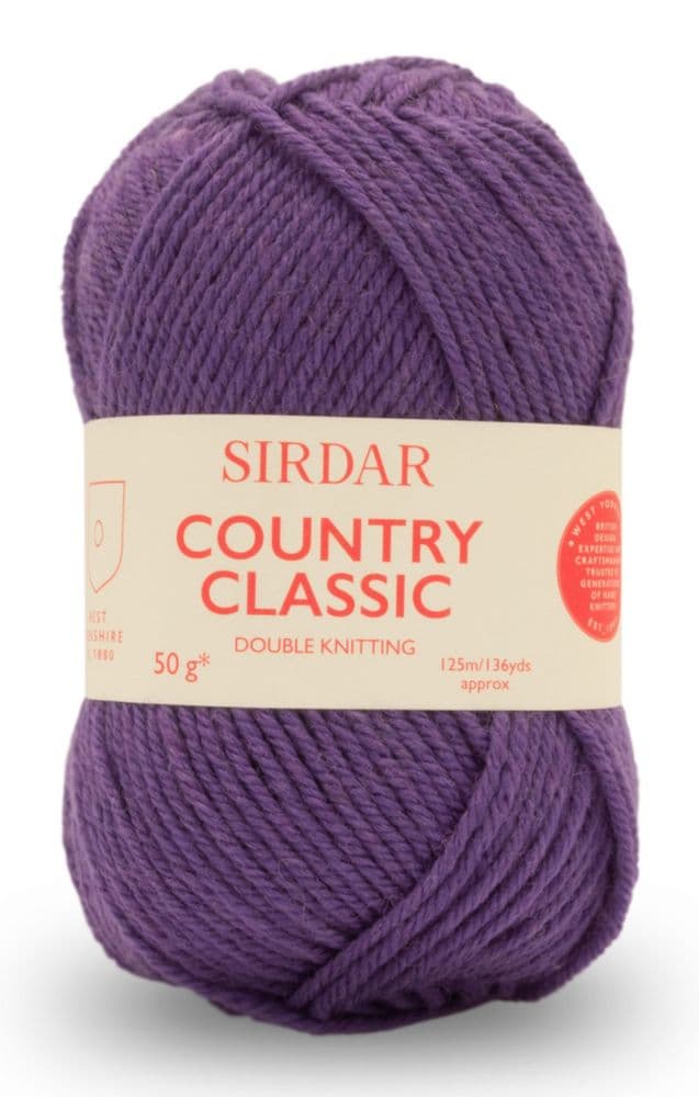 Sirdar Country Classic DK 50g 861 Purple