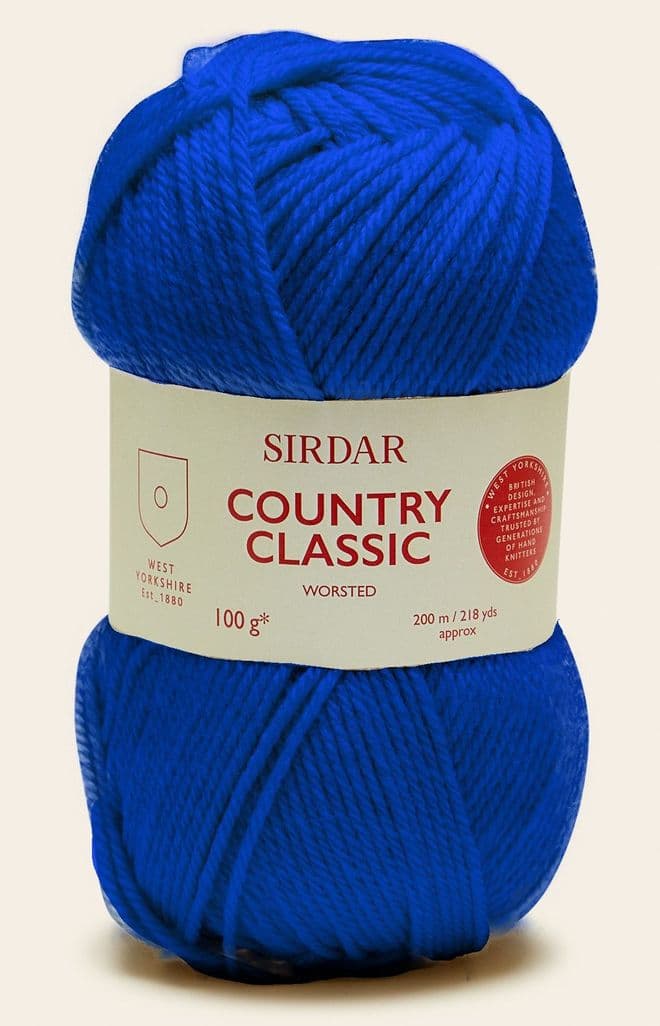 Sirdar Country Classic Worsted 100g - 669 Old School - Clearance Price £4.25