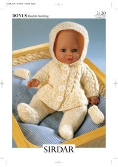 Sirdar DK Knitting Pattern - 3120