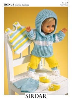 Sirdar DK Knitting Pattern - 3122