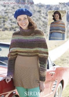Sirdar Montana DK - 9642 Capes Knitting Pattern