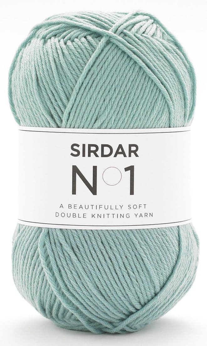 Sirdar No.1 Double Knit Crepe 100g - 205 Spearmint - Clearance Price £3.99