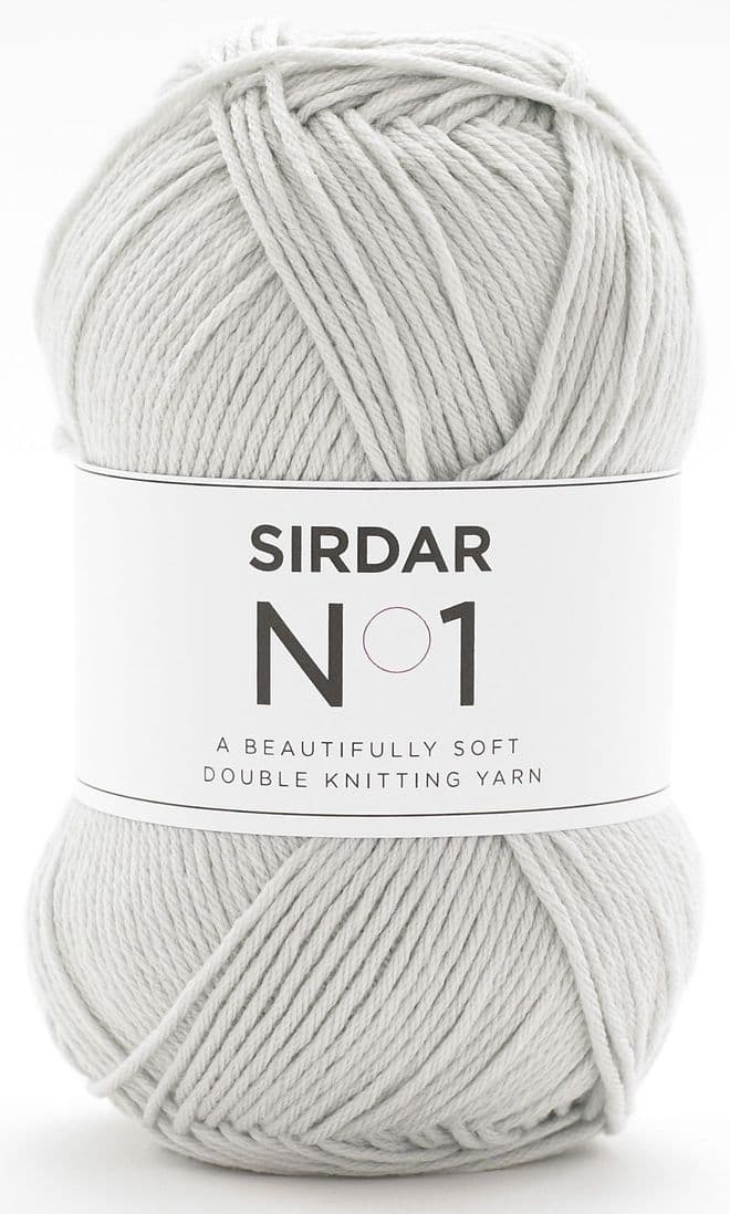 Sirdar No.1 Double Knit Crepe 100g - 213 Fog - Clearance Price £3.99