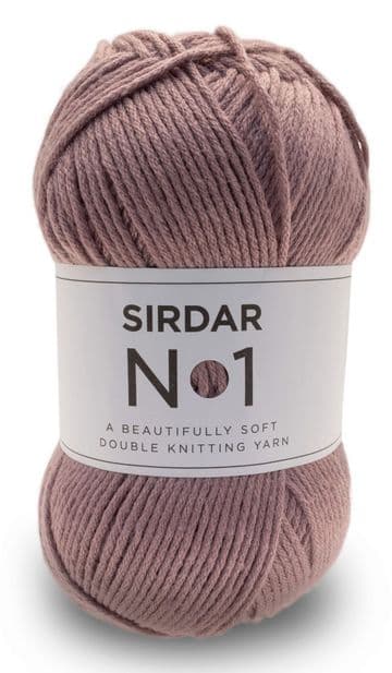 Sirdar No.1 Double Knitting Crepe 100g - 234 Dusky Rose - Clearance Price £3.99