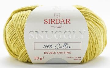 Sirdar Snuggly 100% Cotton DK 50g - 771 Yellow