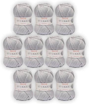 Sirdar Snuggly Baby DK 50g - 487 Cloud - 10 Ball Pack - RRP £41.50 - Our Price £32.99 -CARRIAGE FREE