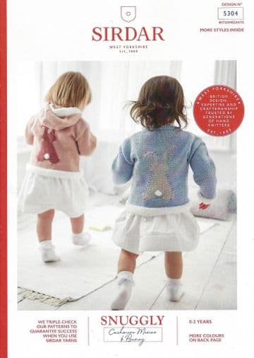 Sirdar Snuggly Bunny Fur Effect Knitting Pattern - 5304 Sweaters