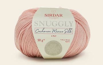 Sirdar Snuggly Cashmere Merino Silk 4 Ply 50g - 300 Little Piglet