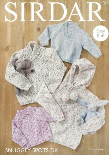 Sirdar Snuggly DK - 4892 Sweaters Knitting Pattern