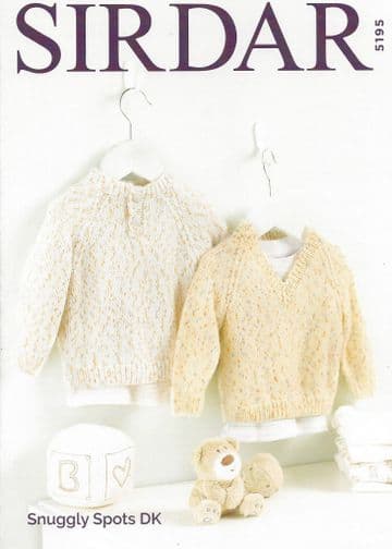 Sirdar Snuggly DK - 5195 Sweaters Knitting Pattern
