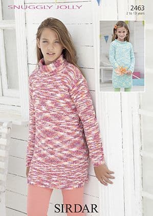 Sirdar Snuggly Jolly - 2463 Sweaters Knitting Pattern
