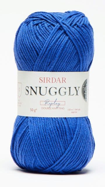 Sirdar Snuggly Replay DK 50g - 129 Blast Off Blue