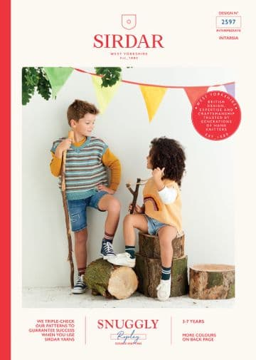 Sirdar Snuggly Replay DK Knitting Pattern - 2597 Take a Hike Tank