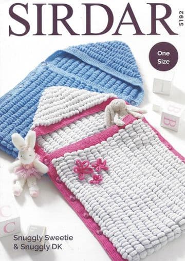 Sirdar Snuggly Sweetie - 5192 Sleeping Bags Knitting Pattern