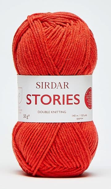 Sirdar Stories DK 50g - 809 Hot - Clearance Price £1.99