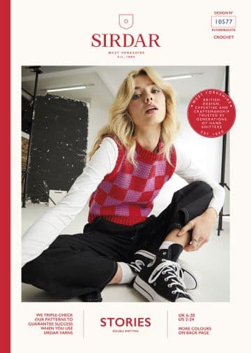 Sirdar Stories DK Crochet Pattern - 10577 Tank Top