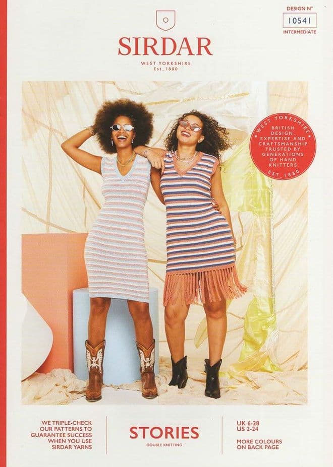 Sirdar Stories DK Knitting Pattern - 10541 Dresses