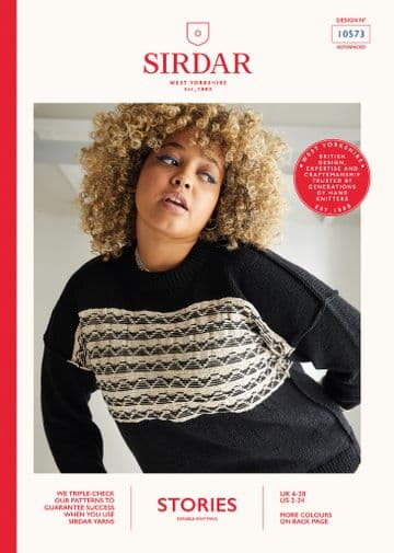 Sirdar Stories DK Knitting Pattern - 10573 Sweater